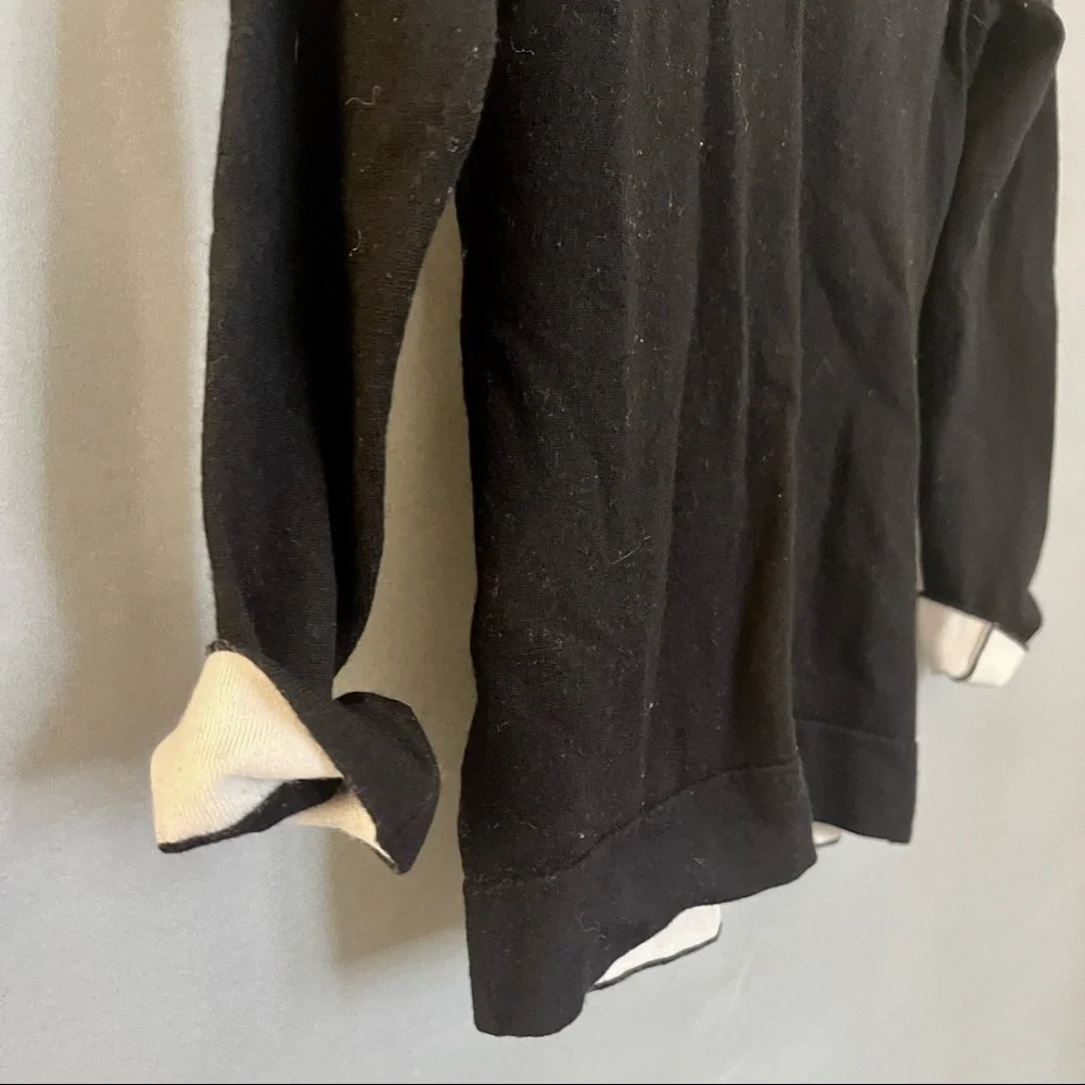 Banana Republic womens merino sweater black small - Picture 4 of 5